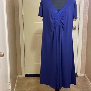 Aa Studio Blue Midi Dress